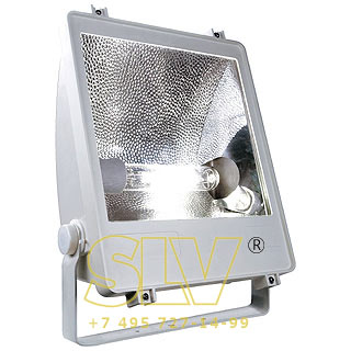 229012 SXL HIT 400W светильник IP65 с ЭмПРА для лампы HQI-E Е40 400Вт, серебристый SLV 229012 SXL HIT 400W светильник IP65 с ЭмПРА для лампы HQI-E Е40 400Вт, серебристый SLV