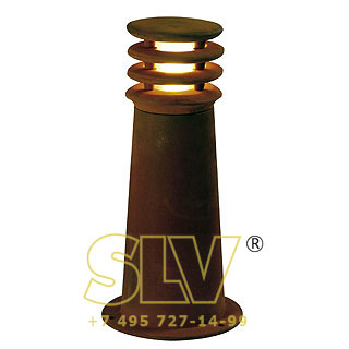 229020 RUSTY 40 светильник IP55 для лампы E27 ELD 11Вт макс., бурый SLV 229020 RUSTY 40 светильник IP55 для лампы E27 ELD 11Вт макс., бурый SLV