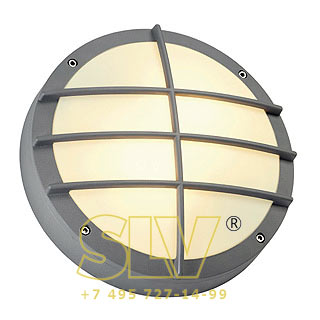 229084 BULAN GRID светильник накладной IP44 для 2-х ламп E27 по 40Вт макс., серебристый SLV 229084 BULAN GRID светильник накладной IP44 для 2-х ламп E27 по 40Вт макс., серебристый SLV