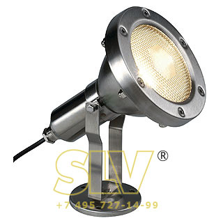 229100 NAUTILUS PAR38 светильник IP65 для лампы PAR38 80Вт макс., сталь SLV 229100 NAUTILUS PAR38 светильник IP65 для лампы PAR38 80Вт макс., сталь SLV