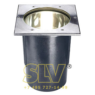 229214 DASAR 260 SQUARE UNI светильник встраиваемый IP67 для лампы ELT E27 25Вт макс., сталь SLV 229214 DASAR 260 SQUARE UNI светильник встраиваемый IP67 для лампы ELT E27 25Вт макс., сталь SLV