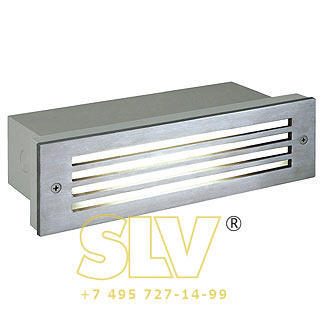 229250 BRICK MESH светильник встраиваемый IP54 с И-ПРА для лампы TC-S G23 9Вт, сталь SLV 229250 BRICK MESH светильник встраиваемый IP54 с И-ПРА для лампы TC-S G23 9Вт, сталь SLV