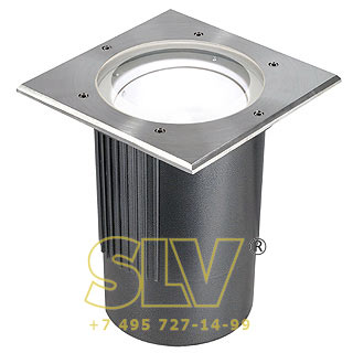 229274 DASAR HIT-T SQUARE 70W светильник встраиваемый IP67 c ЭмПРА для лампы HQI-T G12 70Вт, сталь SLV 229274 DASAR HIT-T SQUARE 70W светильник встраиваемый IP67 c ЭмПРА для лампы HQI-T G12 70Вт, сталь SLV