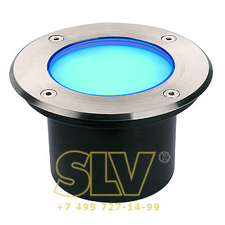 229317 DASAR 115 LED светильник встраиваемый IP67 с 44 синими LED общ. 6Вт, сталь SLV 229317 DASAR 115 LED светильник встраиваемый IP67 с 44 синими LED общ. 6Вт, сталь SLV