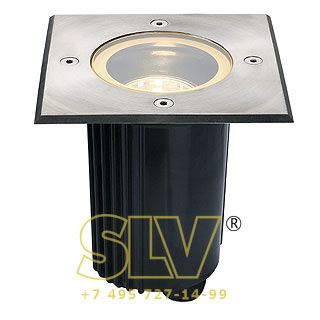 229324 DASAR 115 SQUARE GU10 светильник встраиваемый IP67 для лампы GU10 35Вт макс., сталь SLV 229324 DASAR 115 SQUARE GU10 светильник встраиваемый IP67 для лампы GU10 35Вт макс., сталь SLV