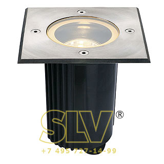229334 DASAR 115 SQUARE MR16 светильник встраиваемый IP67 для лампы MR16 35Вт макс., сталь SLV 229334 DASAR 115 SQUARE MR16 светильник встраиваемый IP67 для лампы MR16 35Вт макс., сталь SLV