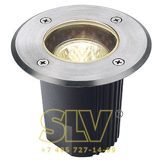 229340 DASAR 115 FIXED ROUND MR16 светильник встраиваемый IP67 для лампы MR16 35Вт макс., сталь SLV