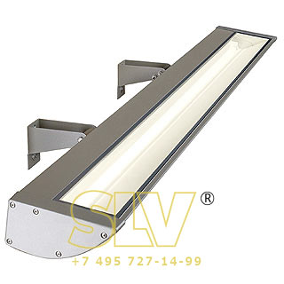 229394 VANO WING светильник IP65 с Э-ПРА для лампы T5 54Вт, серебристый SLV 229394 VANO WING светильник IP65 с Э-ПРА для лампы T5 54Вт, серебристый SLV