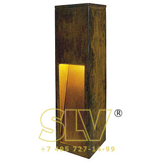 229410 RUSTY SLOT 50 светильник IP44 для лампы E27 ELD 11Вт макс., бурый SLV 229410 RUSTY SLOT 50 светильник IP44 для лампы E27 ELD 11Вт макс., бурый SLV