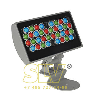 229493 GALEN RGB LED PANEL 24V светильник IP65 с 36-ю RGB PowerLED по 1Вт, алюминий SLV 229493 GALEN RGB LED PANEL 24V светильник IP65 с 36-ю RGB PowerLED по 1Вт, алюминий SLV