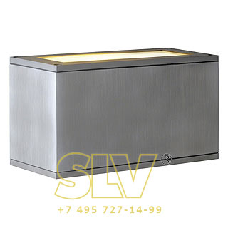 229626 THEOS 102 E27 светильник настенный IP44 для лампы ELT E27 24Вт макс., матированный алюминий SLV 229626 THEOS 102 E27 светильник настенный IP44 для лампы ELT E27 24Вт макс., матированный алюминий SLV