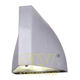 229642 TENDA LED светильник настенный IP44 с 2-мя PowerLED по 4.2Вт, алюминий / LED белый теплый SLV 229642 TENDA LED светильник настенный IP44 с 2-мя PowerLED по 4.2Вт, алюминий / LED белый теплый SLV