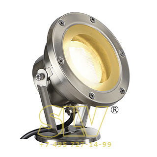 229730 NAUTILUS GX53 светильник IP67 для лампы GX53 11 Вт макс., сталь SLV 229730 NAUTILUS GX53 светильник IP67 для лампы GX53 11 Вт макс., сталь SLV