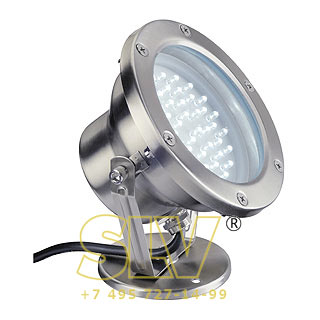 229731 NAUTILUS LED 304S светильник IP65 c белыми светодиодами и трансф-ром, 4,6 Вт, серебристый SLV 229731 NAUTILUS LED 304S светильник IP65 c белыми светодиодами и трансф-ром, 4,6 Вт, серебристый SLV