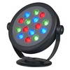 229453 KETO RGB LED ROUND 350mA светильник IP65 с 15-ю RGB PowerLED по 1Вт, черный